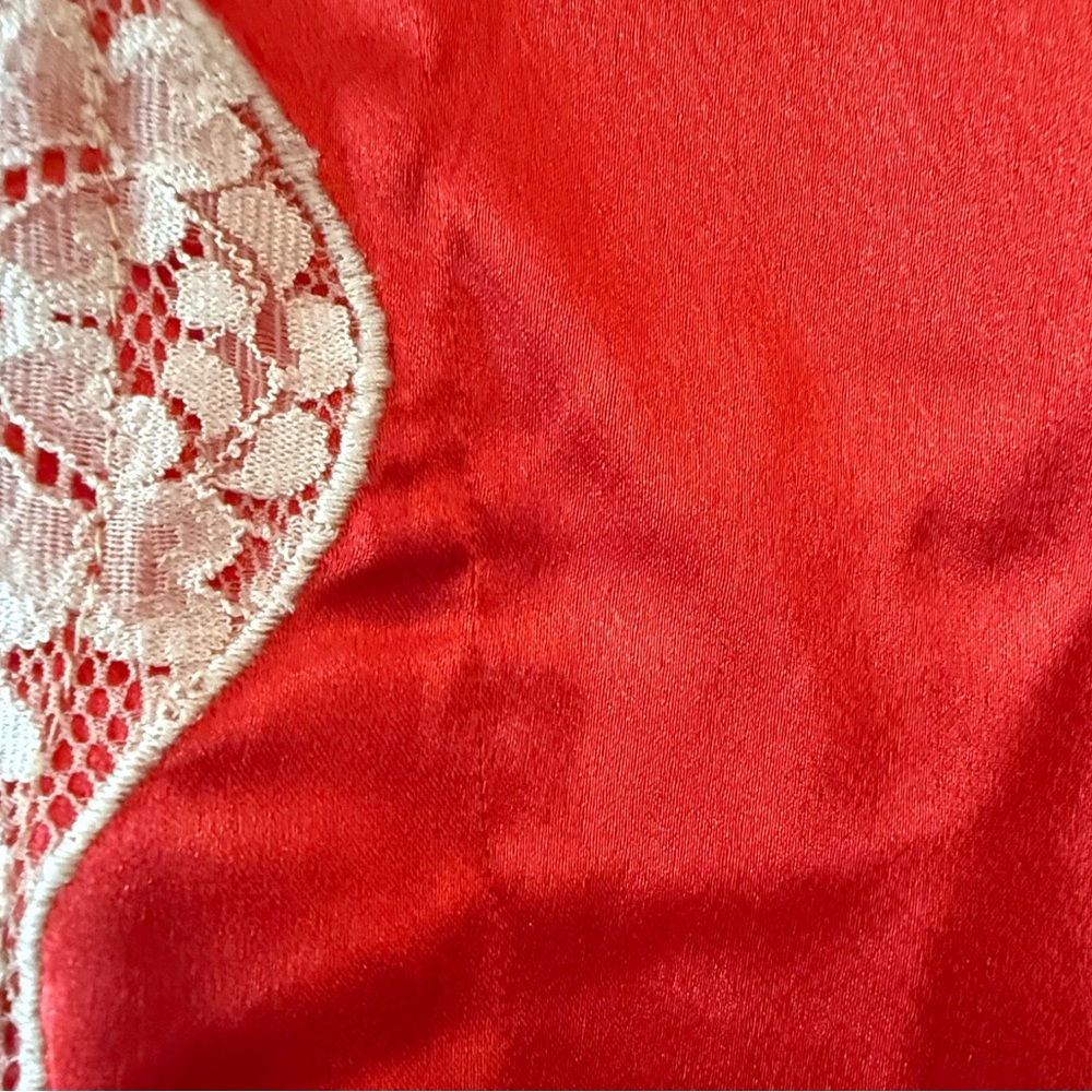 NWT Nessa Barrett Satin Lace Cutwork Tie Front Mini Dress - Picture 7 of 9